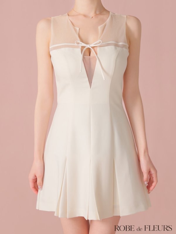 アイボリー モデル:ゆめ 身長:160cm 着用サイズ:Sサイズ