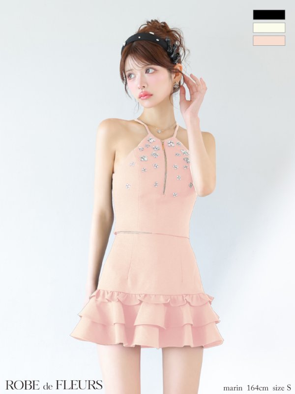 ピンク　モデル：まりん　身長：164cm　着用サイズ：Sサイズ