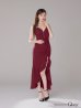 画像12: XSサイズあり【ROBE de FLEURS Glossy/ローブ・ド・フルール グロッシー】ラメ/ フリル/ スリット/ キャミ/ ロングドレス/ キャバドレス long[OF2]