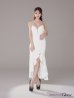 画像32: XSサイズあり【ROBE de FLEURS Glossy/ローブ・ド・フルール グロッシー】ラメ/ フリル/ スリット/ キャミ/ ロングドレス/ キャバドレス long[OF2]