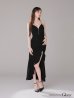 画像29: XSサイズあり【ROBE de FLEURS Glossy/ローブ・ド・フルール グロッシー】ラメ/ フリル/ スリット/ キャミ/ ロングドレス/ キャバドレス long[OF2]