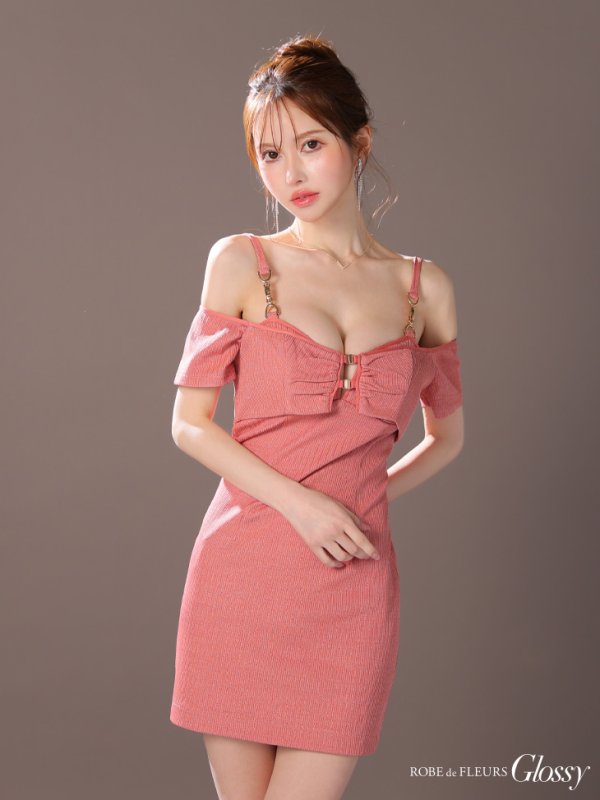 ピンク モデル:ゆめ 身長:160cm 着用サイズ:Sサイズ