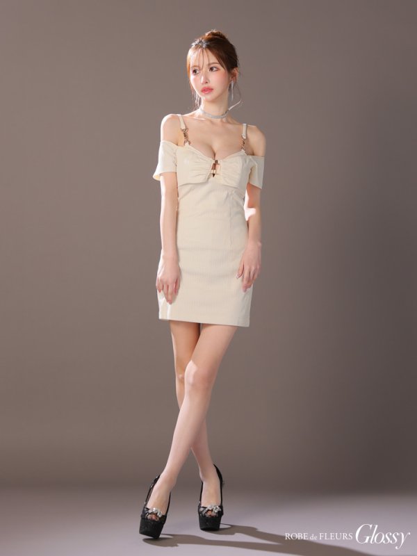 アイボリー モデル:ゆめ 身長:160cm 着用サイズ:Sサイズ