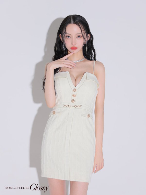 アイボリー モデル:まおちゃる 身長:160cm 着用サイズ:Sサイズ