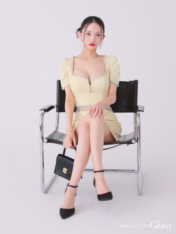 アイボリー モデル:まおちゃる 身長:160cm 着用サイズ:Sサイズ