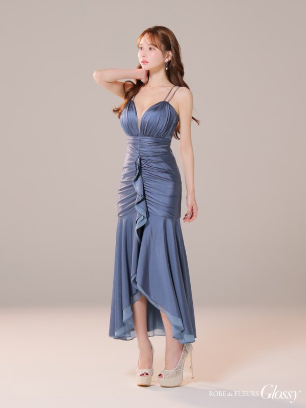 ブルー モデル：ゆめ　身長：160cm　着用サイズ：Sサイズ