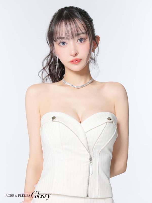 アイボリー モデル:まおちゃる 身長:160cm 着用サイズ:Sサイズ