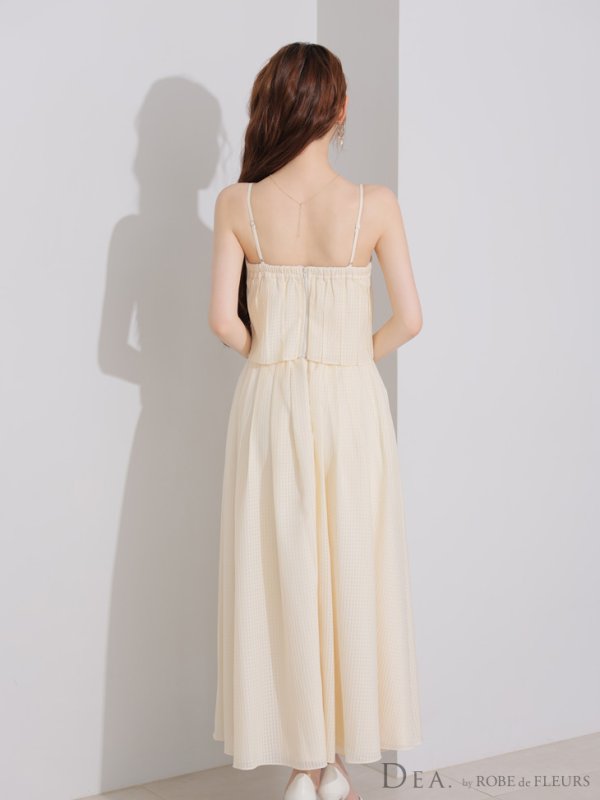 クリームイエロー モデル：ももか　身長：156cm　着用サイズ：Sサイズ