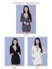 画像14: XSサイズあり【ROBE de FLEURS Glossy/ローブ・ド・フルール グロッシー】バストカット/ ロングスリーブ/ タイト/ ミニドレス/ キャバドレス[OF2]