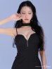 ブラック モデル：まおちゃる　身長：158cm　着用サイズ：Sサイズ
