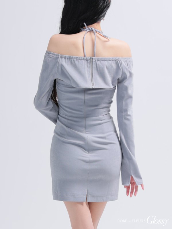 ブルーグレー モデル:まおちゃる 身長:160cm 着用サイズ:Sサイズ