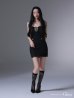 ブラック モデル：まおちゃる　身長：158cm　着用サイズ：Sサイズ