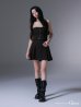 ブラック モデル：まおちゃる　身長：158cm　着用サイズ：Sサイズ