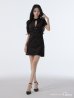 画像13: 【予約商品/9月上旬発送予定】XSサイズあり【Glossy/グロッシー】スエード/ バストカット/ 半袖/ ミニドレス/ キャバドレス[OF08]