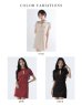 画像14: 【予約商品/9月上旬発送予定】XSサイズあり【Glossy/グロッシー】スエード/ バストカット/ 半袖/ ミニドレス/ キャバドレス[OF08]