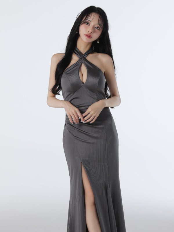 グレー モデル：まおちゃる　身長：158cm　着用サイズ：Sサイズ