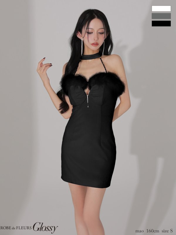 ブラック　モデル：まおちゃる　身長：158cm　着用サイズ：Sサイズ