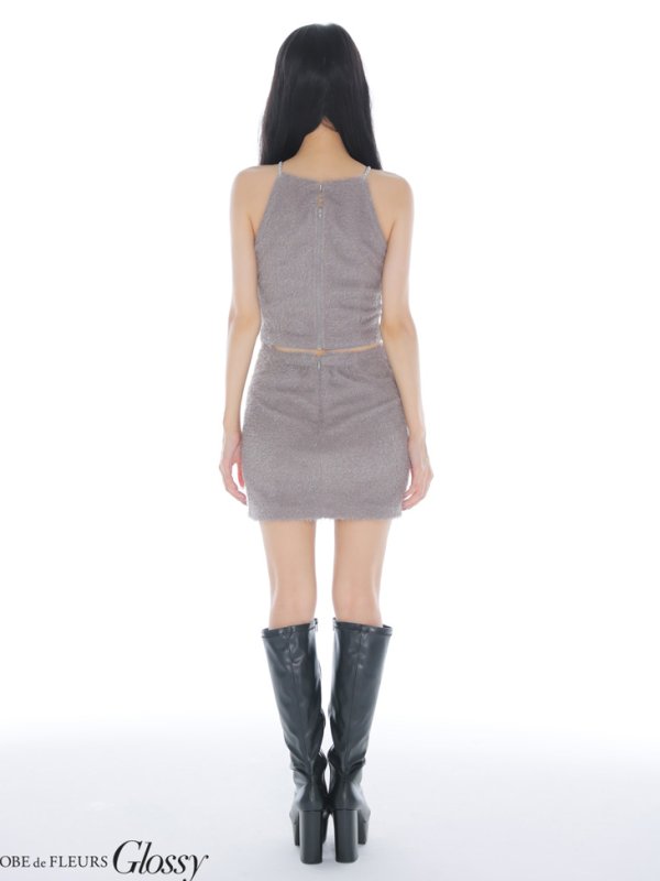 グレー モデル：まおちゃる　身長：158cm　着用サイズ：Sサイズ