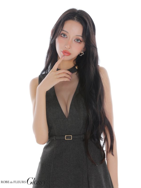 グレー モデル：まおちゃる　身長：158cm　着用サイズ：Sサイズ