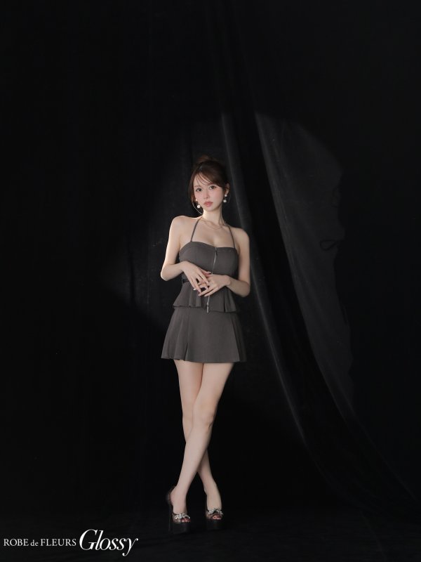 グレー　モデル：ゆめ　身長：160cm　着用サイズ：Sサイズ