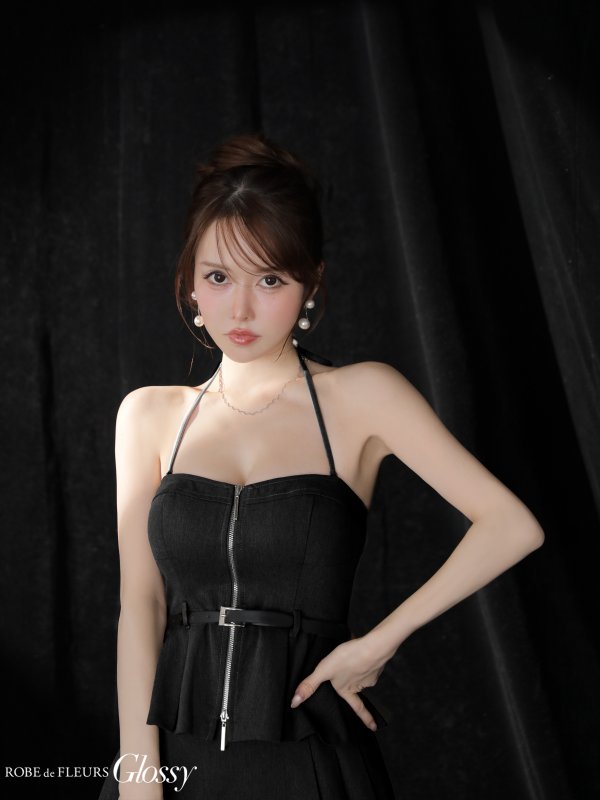 ブラック　モデル：ゆめ　身長：160cm　着用サイズ：Sサイズ