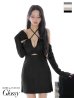 ブラック モデル：まおちゃる　身長：158cm　着用サイズ：Sサイズ