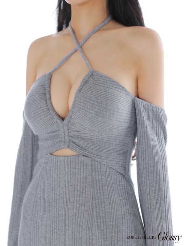 グレー モデル：まおちゃる　身長：158cm　着用サイズ：Sサイズ