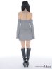 グレー モデル：まおちゃる　身長：158cm　着用サイズ：Sサイズ