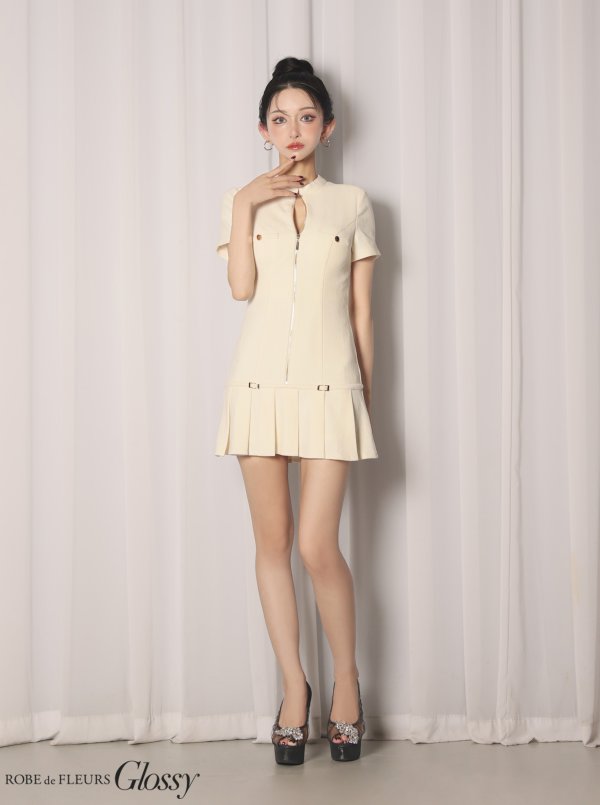 アイボリー モデル：まおちゃる　身長：158cm　着用サイズ：Sサイズ