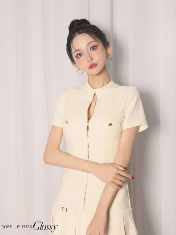 アイボリー モデル：まおちゃる　身長：158cm　着用サイズ：Sサイズ