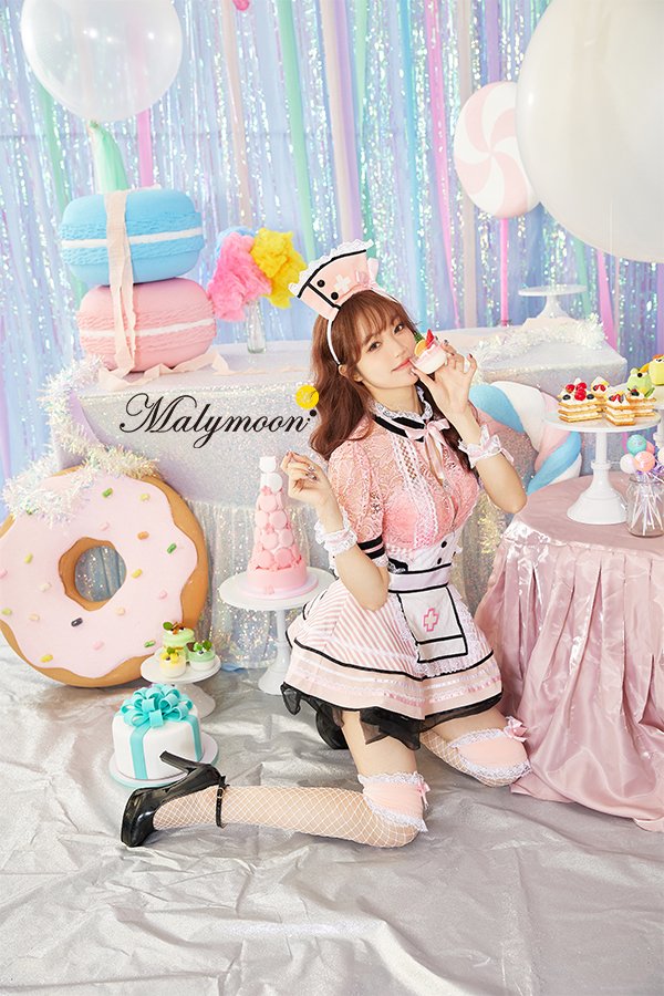 画像4: 【即日発送】ジッパーナース【マリームーン】【ハロウィンコスプレ7点セット】【フリーサイズ/2カラー】[OF04]