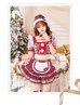 画像4: 【即日発送！】【クリスマスコスプレ8点セット】【Malymoon/マリームーン】ガーリーチェックサンタ【フリーサイズ/1カラー】[OF03] (4)