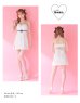 画像6: XSサイズあり【Anier ROBE./アニエルローブ】【ROBE de FLEURS/ローブドフルール】スパンコール付きレース/  キャミソール/ バックカットアウト/ リボン/ 台形スカート/ ミニドレス/ キャバドレス[OF2]
