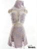 画像12: 【即日発送】XSサイズあり【Anier ROBE./アニエルローブ】【ROBE de FLEURS/ローブドフルール】ツイード/ ツーピース/ 2ピース/ セットアップ/ サンタ/ クリスマス/ ミニドレス/ キャバドレス[帽子付き・胸元のファー取り外し可能][OF2]