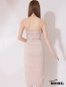 画像14: 【Anier ROBE./アニエルローブ】【ROBE de FLEURS/ローブドフルール】フラワーレース/ チェーン/ キャミソール/ ビジュー/ ミディアム丈/ セットアップ/ 2ピース/ ミディアムドレス/ キャバドレス[OF2]