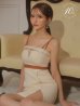 画像7: 10th SPECIAL COLLECTION【XSサイズあり】【ROBE de FLEURS/ローブドフルール】Simply Blend xoxo Dress/ キャミソール/ 切替/ ジップデザイン/ タイト/ ミニドレス/ キャバドレス[OF2]