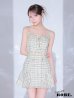 画像17: XSサイズあり【Anier ROBE./アニエルローブ】【ROBE de FLEURS/ローブドフルール】setup cami check tweed dress/ セットアップ/ キャミソール/ チェック/ ツイード/ ミニドレス/ キャバドレス[OF2]