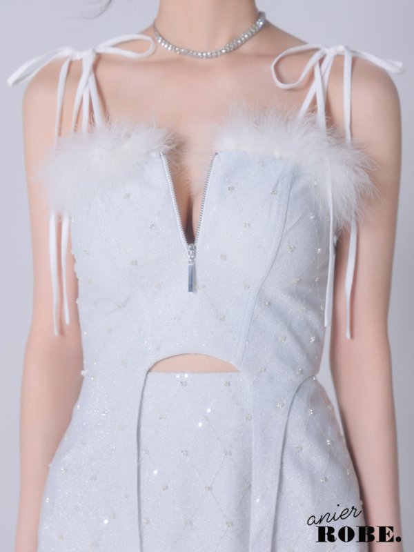 画像16: XSサイズあり【ANIER./アニエル】【ROBE de FLEURS/ローブドフルール】Balletcore sexy cat setup mini dress/ バレエコア/ セクシー/ キャット/ コスプレ/セットアップ/ ミニドレス/ キャバドレス[OF08]