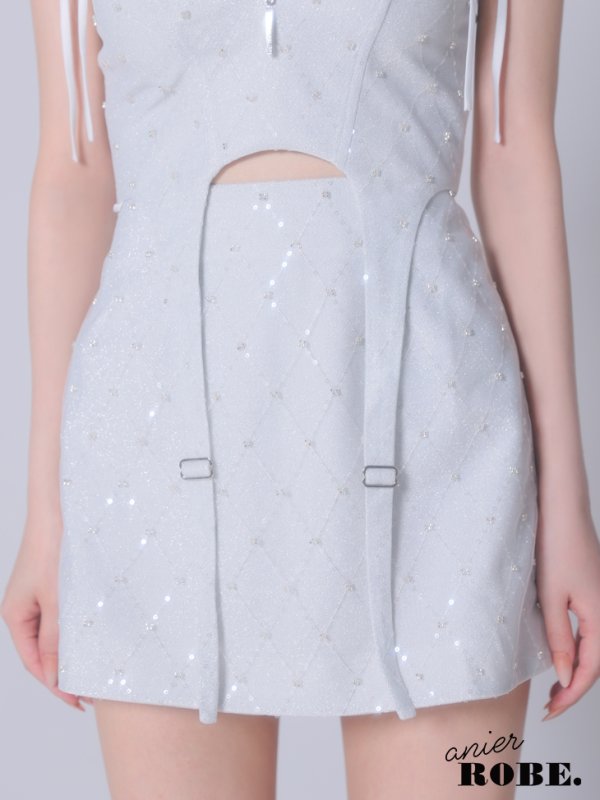 画像17: XSサイズあり【ANIER./アニエル】【ROBE de FLEURS/ローブドフルール】Balletcore sexy cat setup mini dress/ バレエコア/ セクシー/ キャット/ コスプレ/セットアップ/ ミニドレス/ キャバドレス[OF08]