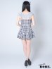 画像11: XSサイズあり【Anier ROBE./アニエルローブ】【ROBE de FLEURS/ローブドフルール】Fluffy cute check bear setup mini dress/ セットアップ/ 2ピース/ キャミソール/ ファー/ フレア/ ミニドレス/ キャバドレス[OF2]