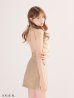ベージュ　モデル：いおり　身長：161cm　着用サイズ：Sサイズ