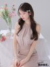 ピンクベージュ モデル：ゆめ　身長：160cm　着用サイズ：Sサイズ