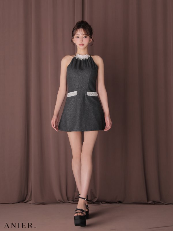 グレー　モデル：はな　身長：159cm　着用サイズ：Sサイズ