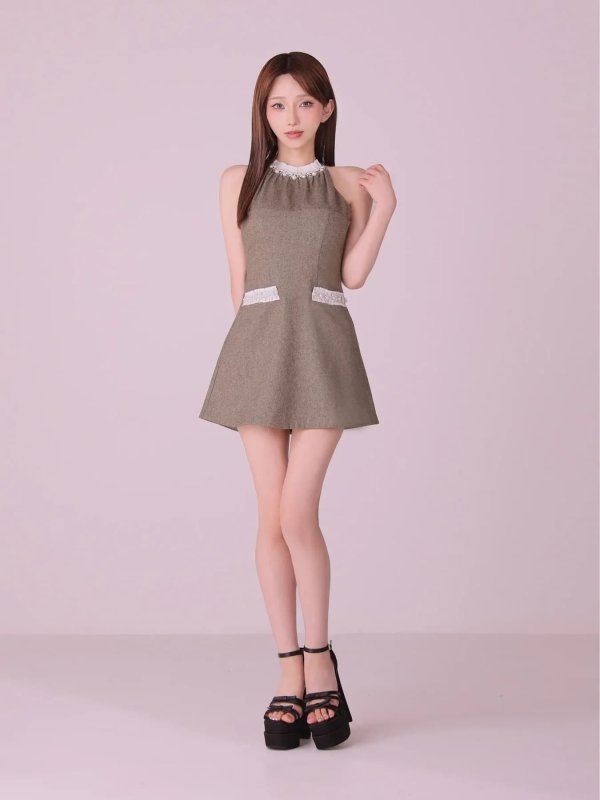 ブラウン　モデル：まみ　身長：161cm　着用サイズ：Sサイズ