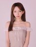 ベージュ　モデル：はな　身長：159cm　着用サイズ：Sサイズ
