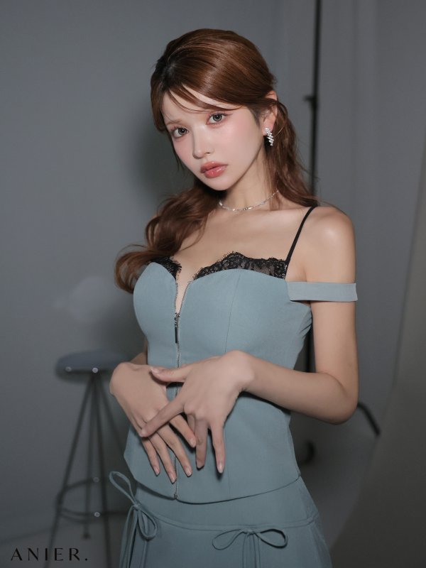 ミント　モデル：まりん　身長：164cm　着用サイズ：Sサイズ