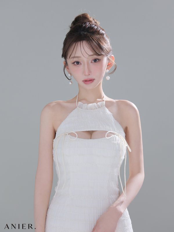 アイボリー　モデル：はな　身長：159cm　着用サイズ：Sサイズ