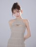 ベージュ　モデル：はな　身長：159cm　着用サイズ：Sサイズ