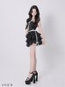 ブラック モデル：ねお　身長：160cm　着用サイズ：Sサイズ
