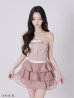 ピンク モデル：ねお　身長：160cm　着用サイズ：Sサイズ